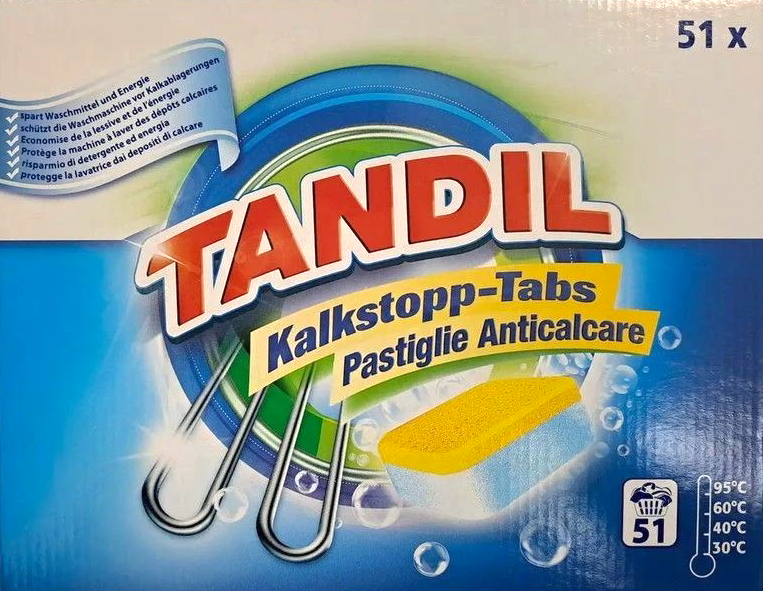 Tandil Washing Machine Descaler Tablets, 51 pcs (Price per 1 pc)