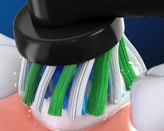 Braun Oral-B Cross Action Black Electric Toothbrush Replacement Head, 1 pc - Image 3