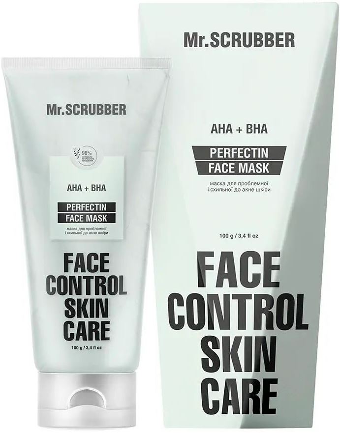 Mr. Scrubber Face Control Skin Care Mask for Problem & Acne-Prone Skin, 100 mL