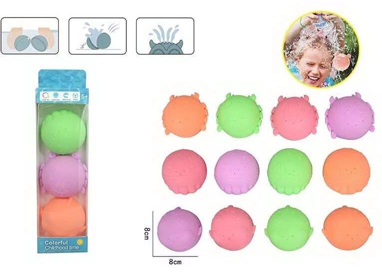 BZ 0013 C Reusable Silicone Water Balloons, 3 pcs