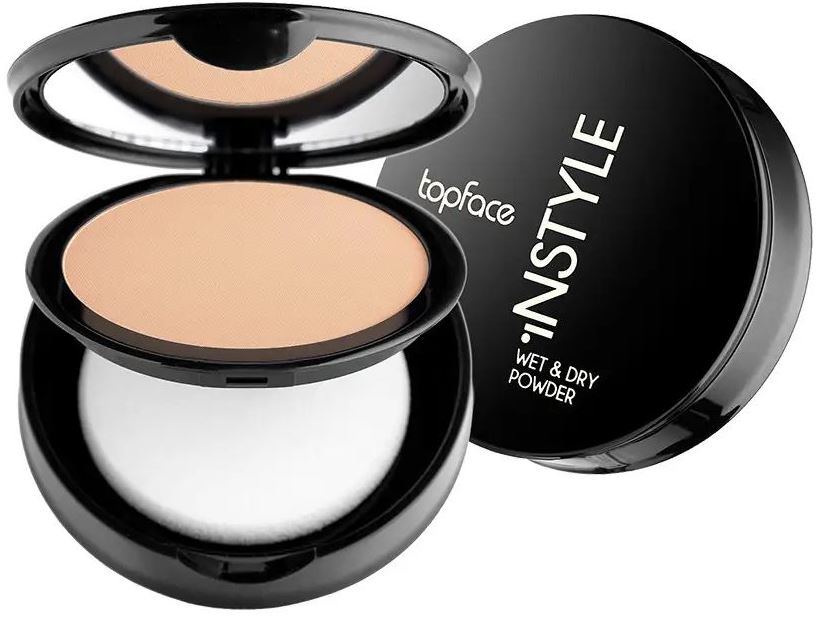 TopFace Instyle Wet & Dry Compact Powder 007, 10 g
