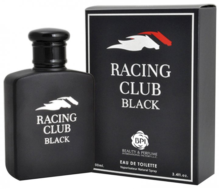 MB Parfums Racing Club Black Men's Eau de Toilette, 100 mL