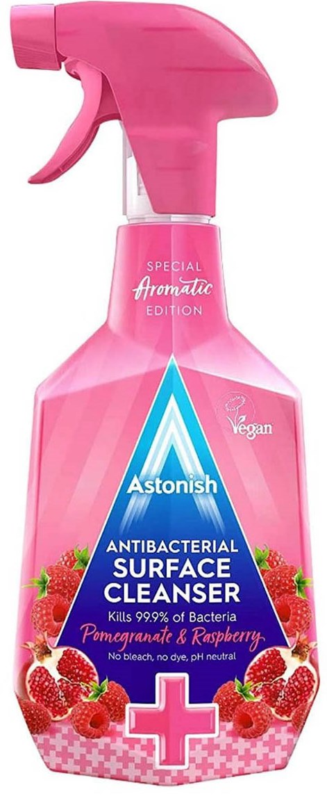 Astonish Pomegranate & Raspberry Antibacterial Surface Cleaner, 750 mL