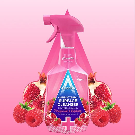 Astonish Pomegranate & Raspberry Antibacterial Surface Cleaner, 750 mL - Image 2