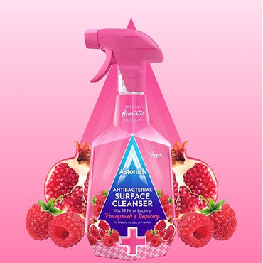 Astonish Pomegranate & Raspberry Antibacterial Surface Cleaner, 750 mL - Image 2