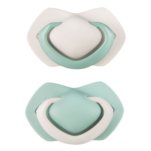 Canpol Babies 22/645 Beige Symmetrical Silicone Pacifiers, Ages 6-18 Months, 2 pcs