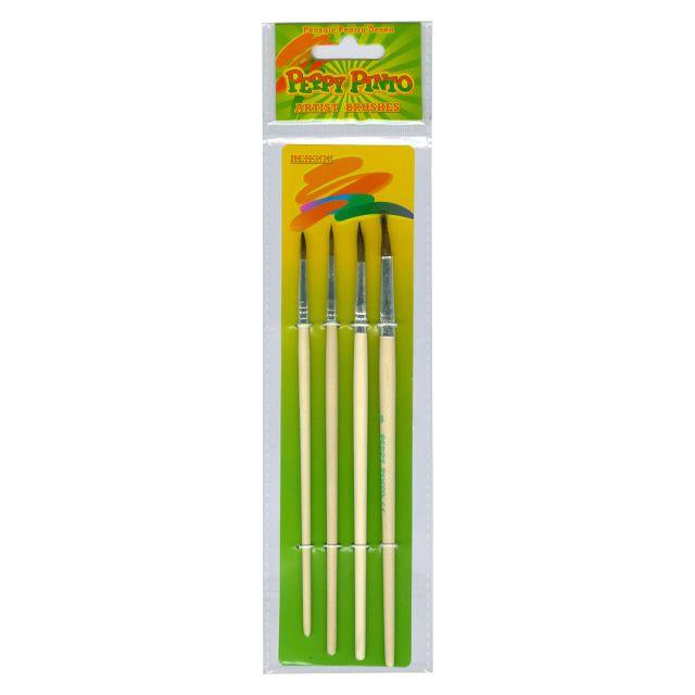 Peppy Pinto Pony AV-4 Art Brush, 4 pcs