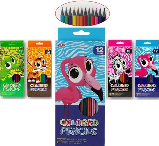 VBV 530061-12 Colored Pencils, 12 pcs
