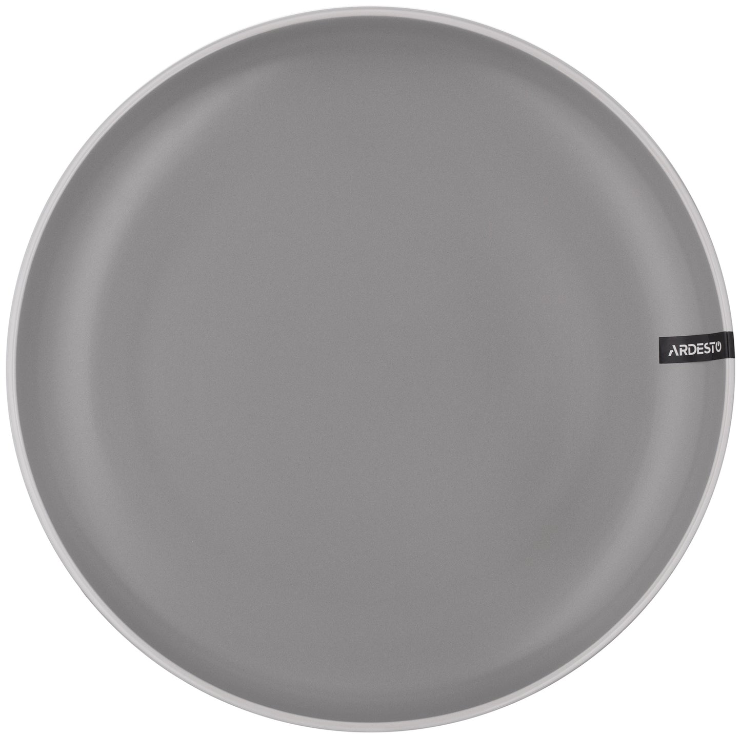 Ardesto Cremona Dusty Grey AR2926GRC Ceramic Dinner Plate, 26 cm