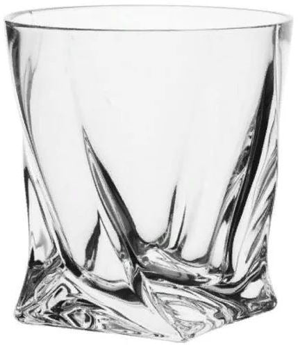 Bohemia Quadro Whiskey Glass Set, 6 x 340 mL