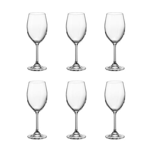 Bohemia Lara Wine Glass Set, 6 x 250 mL - Image 2