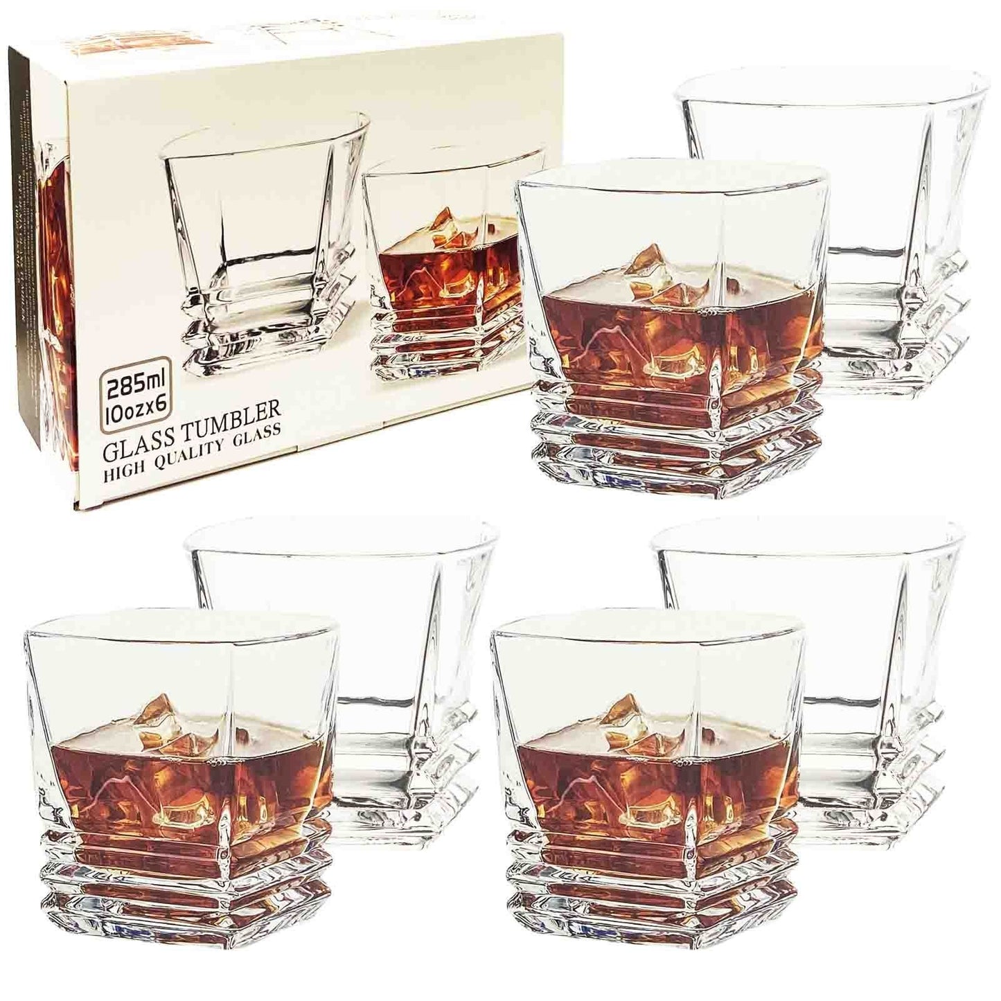Glass Tumbler Set Glass Tumbler BM81810TT 6 pcs, 285 mL - Image 2