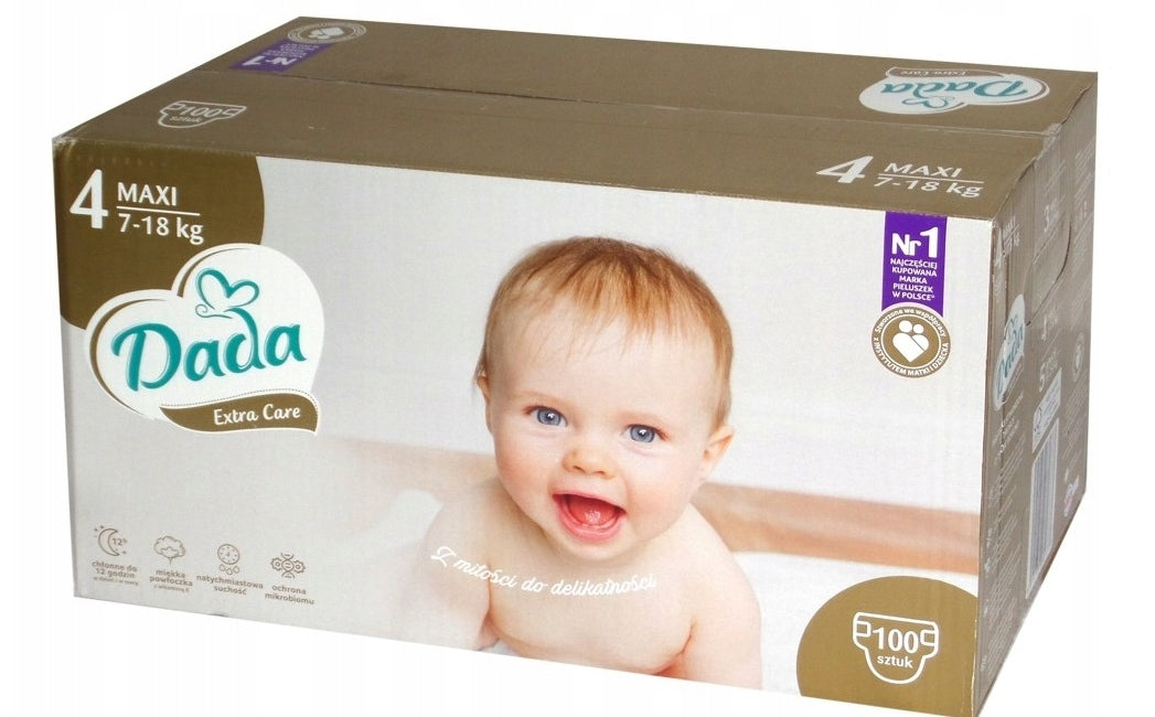 Dada Extra Care GOLD Maxi (4) Baby Diapers, 100 pcs, 7-18 kg