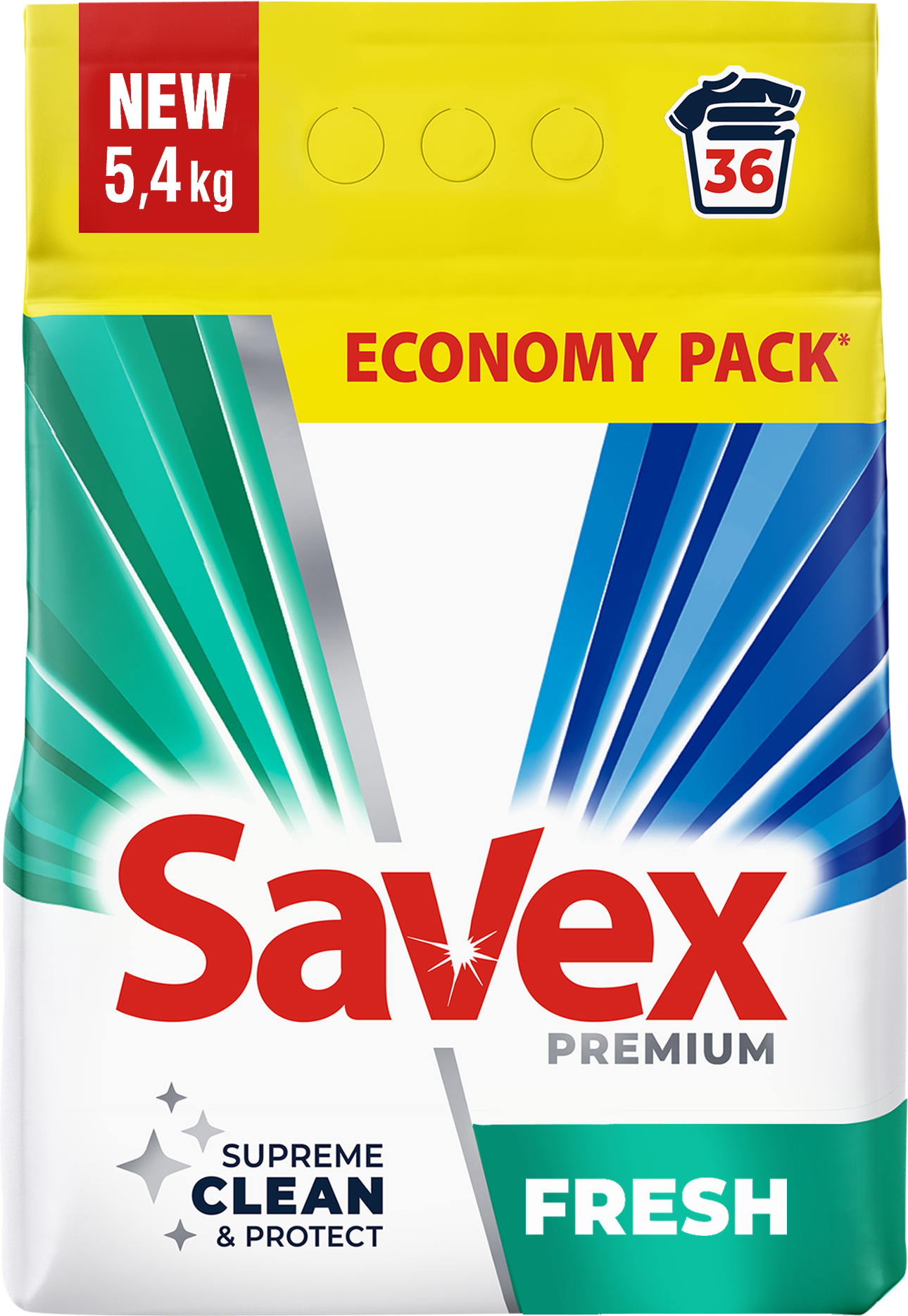 Savex Automat Premium Fresh Laundry Detergent Powder, 5.4 kg