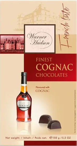 Warner Hudson Finest Cognac Chocolates, 150 g