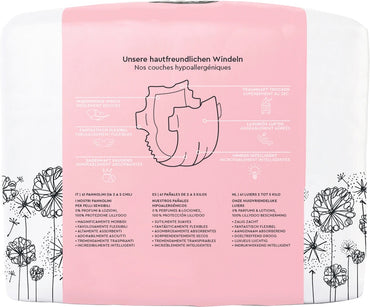Lillydoo Premium Size 1 Baby Diapers, 2-5 kg, 41 pcs - Image 2