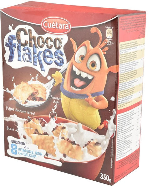 Cuetara Choco Flakes Chocolate Cereal, 350 g - Image 2