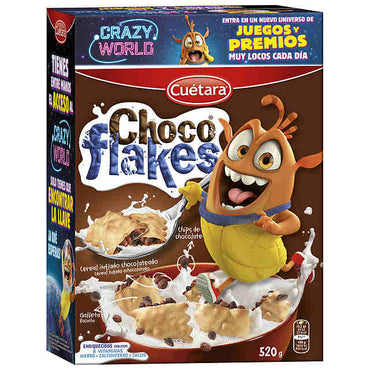 Cuetara Choco Flakes Chocolate Cereal, 520 g, 2 x 260 g - Image 2