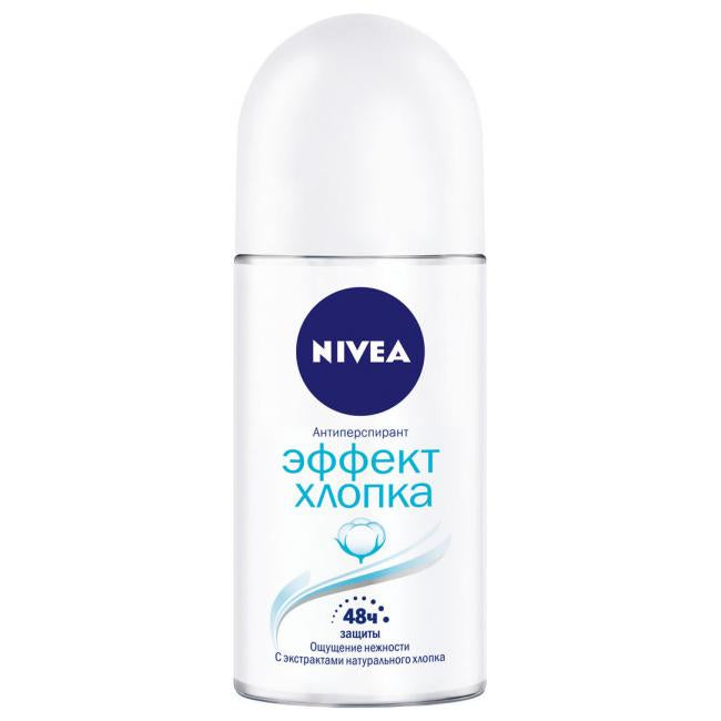 Nivea Cotton Effect Women's Roll-On Deodorant, 50 mL