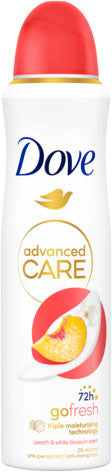 Dove Peach & White Flowers Aerosol Antiperspirant, 150 mL