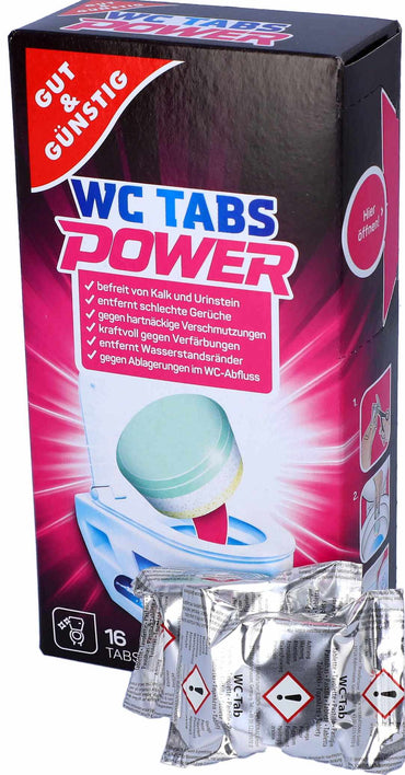 Gut & Gunstig Power Toilet Cleaning Tablets, 16 pcs (Price per 1 pc) - Image 2