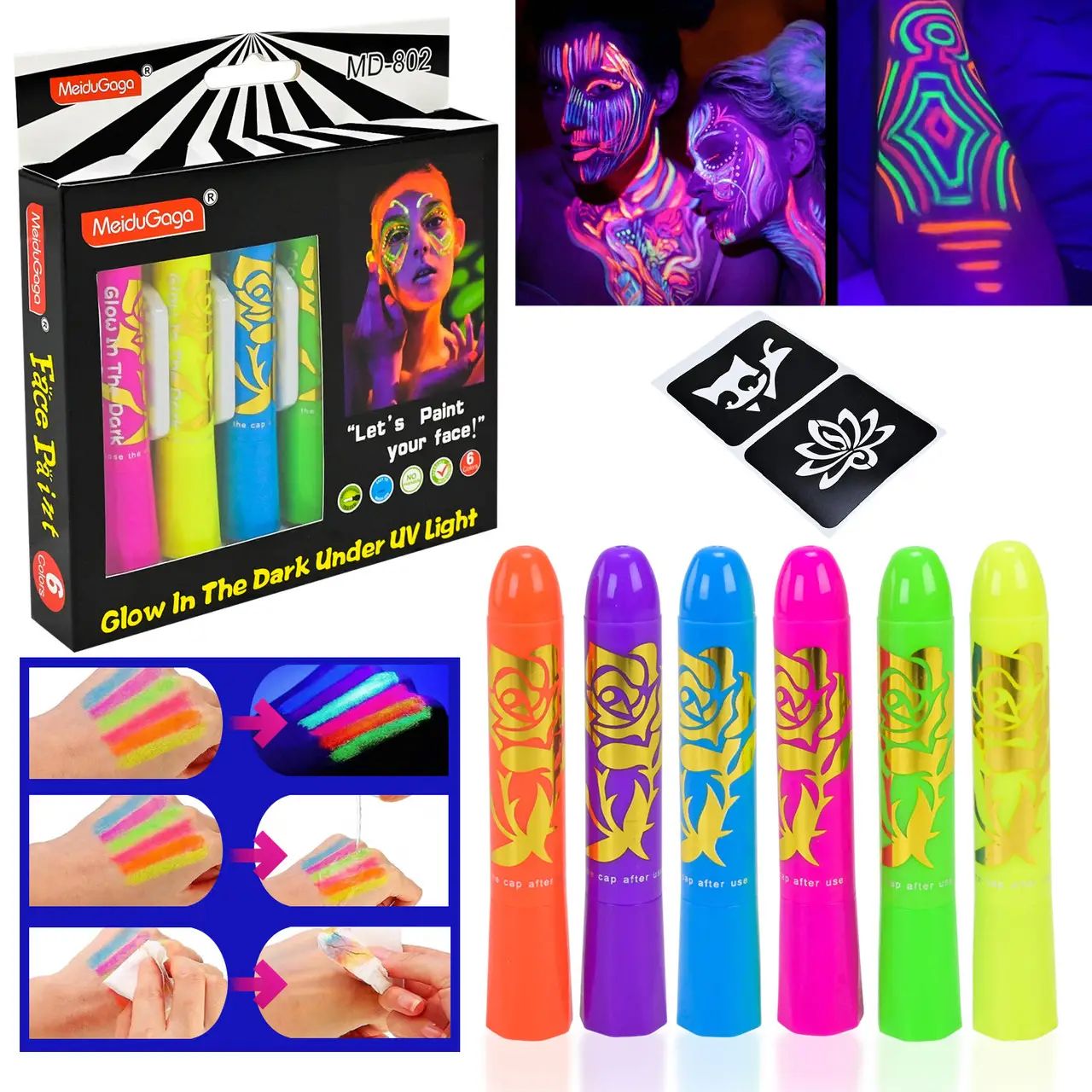 Meidu Gaga Face Paint