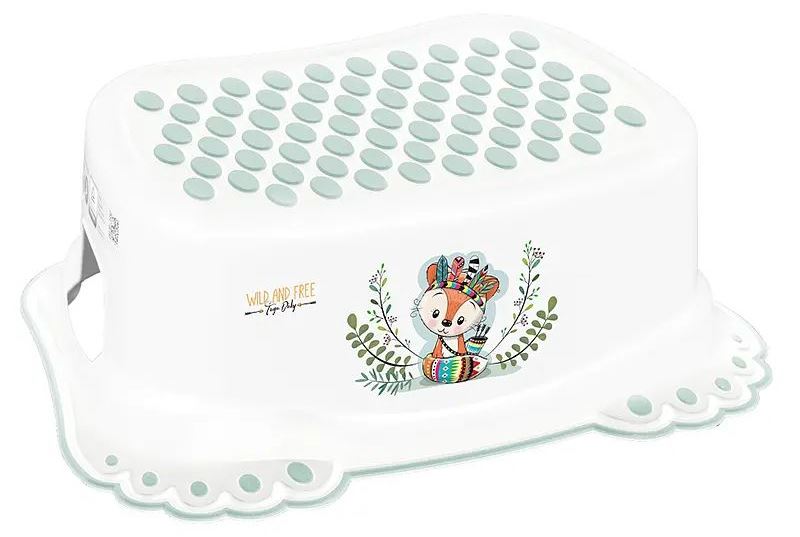 Tega Fox DZ-006-103-Lisek-Z Kids' Step Stool, White