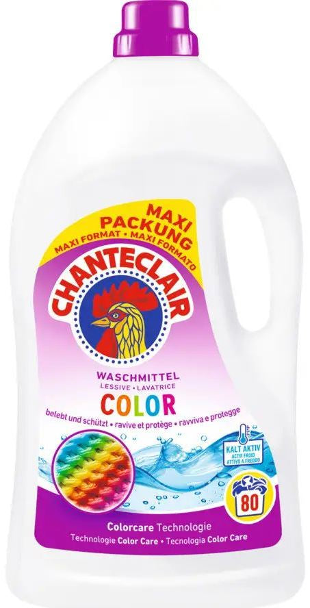 Chante Clair Color Laundry Detergent Gel, 80 Loads, 3.6 L