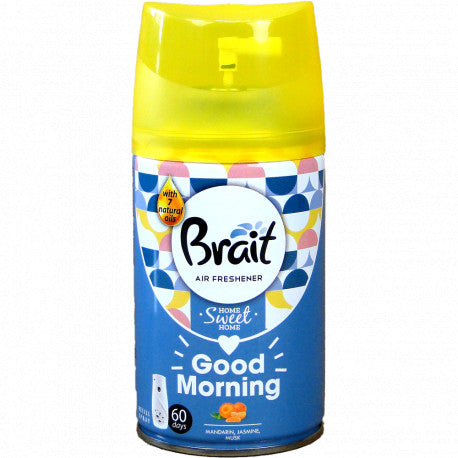 Brait Good Morning Automatic Air Freshener Refill, 250 mL