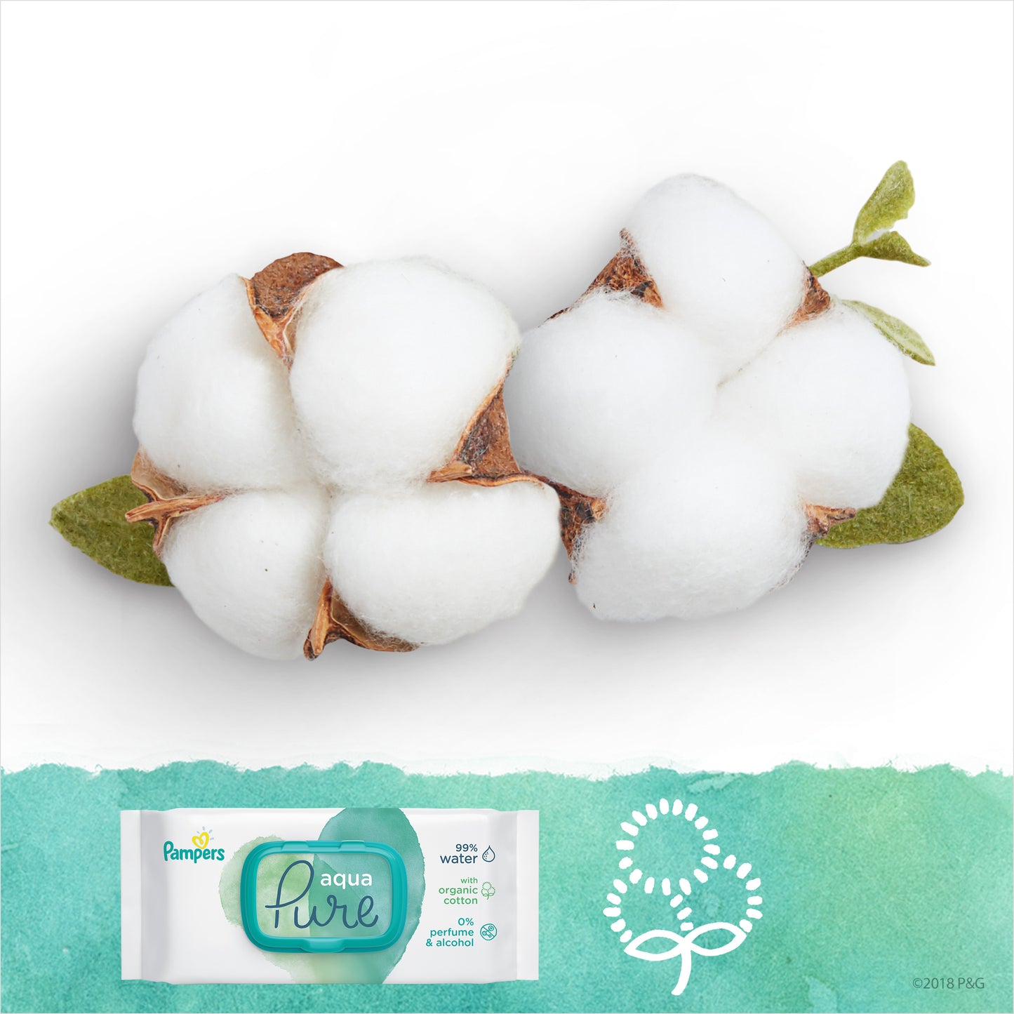 Pampers Aqua Pure Baby Wet Wipes, 48 pcs - Image 3