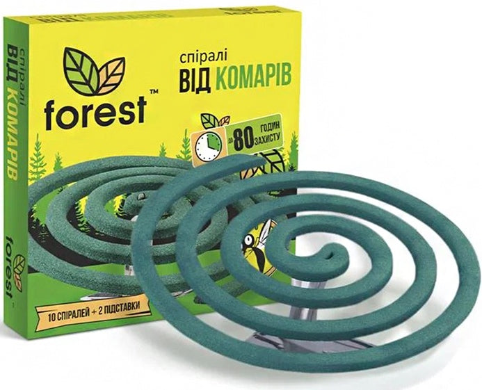 Forest Mosquito Coils, 10 pcs