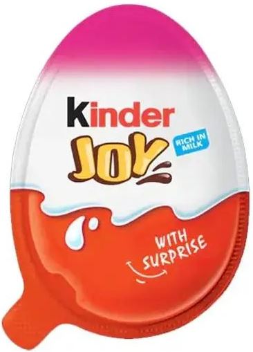 Kinder Joy Pink Edition Chocolate Egg for Girls, 20 g