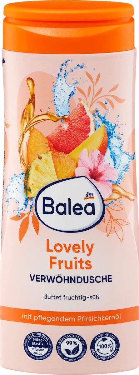Balea Lovely Fruits Shower Gel, 300 mL