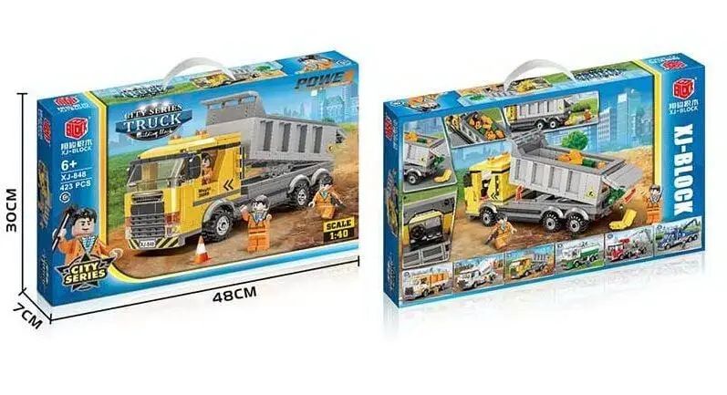 XJ-848C Garbage Truck Building Set, 423 pcs - Image 2