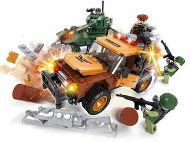 Keyixing 22710 Fierce Battle Building Set, 413 pcs - Image 2