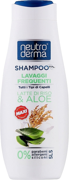 Neutro Derma Rice Milk & Aloe Shampoo, 500 mL