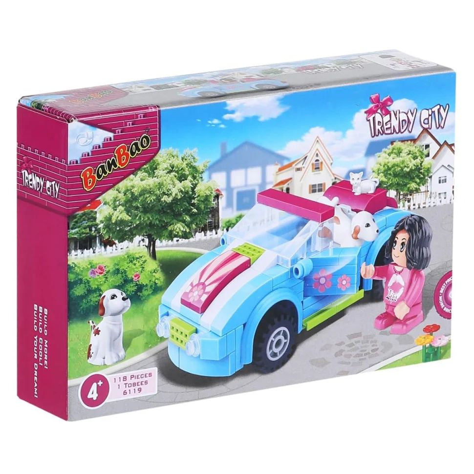 Banbao 6119 Fashion City Building Set, 118 Pieces