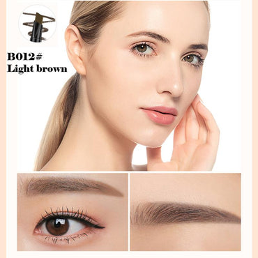 Senana B012 Light Brown Dual-Ended Eyebrow Pencil - Image 2