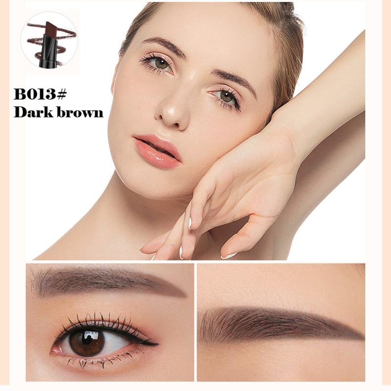 Senana B013 Dark Brown Dual-Ended Eyebrow Pencil - Image 3