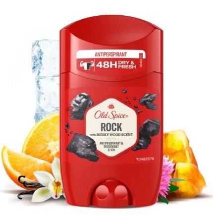 Old Spice Rock Men's Antiperspirant Deodorant Stick, 50 mL - Image 2