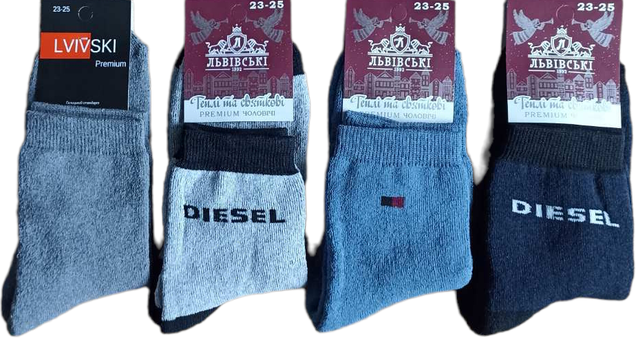 Lvivski Premium Teen Terry Socks, Size 23-25