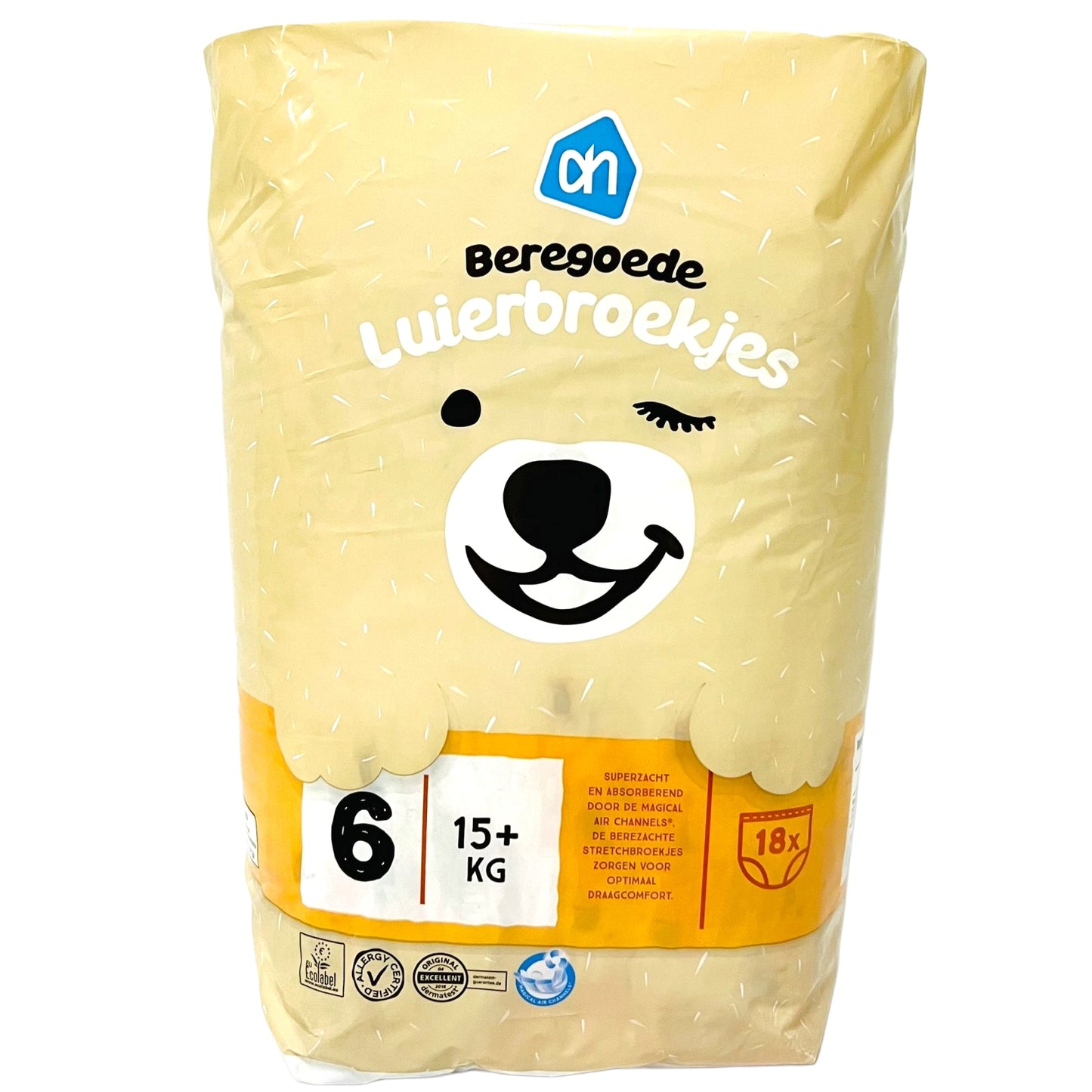 Albert Heijn Beregoede Size 6 Baby Pull-Up Diaper Pants, 15+ kg, 18 pcs - Image 2