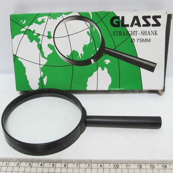 Josef Otten 7805-75 Magnifying Glass with Plastic Frame, 75 mm
