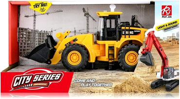 RJ3382 Friction-Powered Motor Grader with Lights & Sound - Image 2