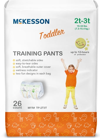McKesson Baby Pull-Up Diaper Pants, 7.3-15.4 kg, 26 pcs