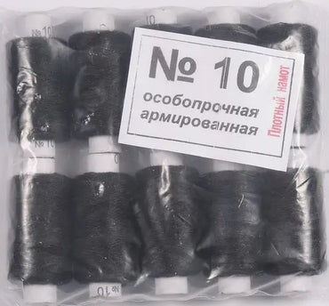 No. 10 Black Sewing Thread - Image 2