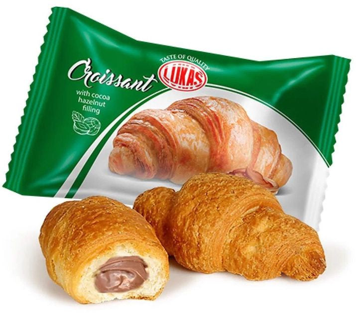 Lukas Cocoa Hazelnut Cream Croissant, 45 g