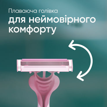 Gillette Simply Venus 3 Women's Disposable Razors, 12 pcs - Image 2