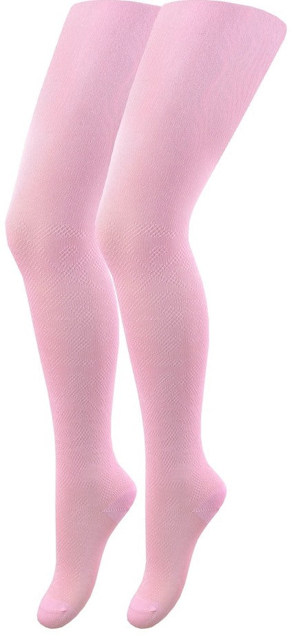 Duna 437 Kids' Cotton Tights, 74-80 cm, Pink