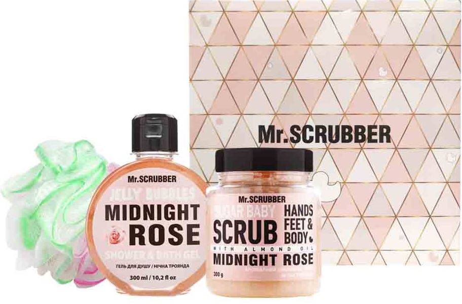 Mr. Scrubber Midnight Rose Women's Gift Set